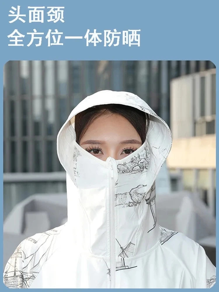 Ice Silk Sun Protection Clothing For Women's 2024