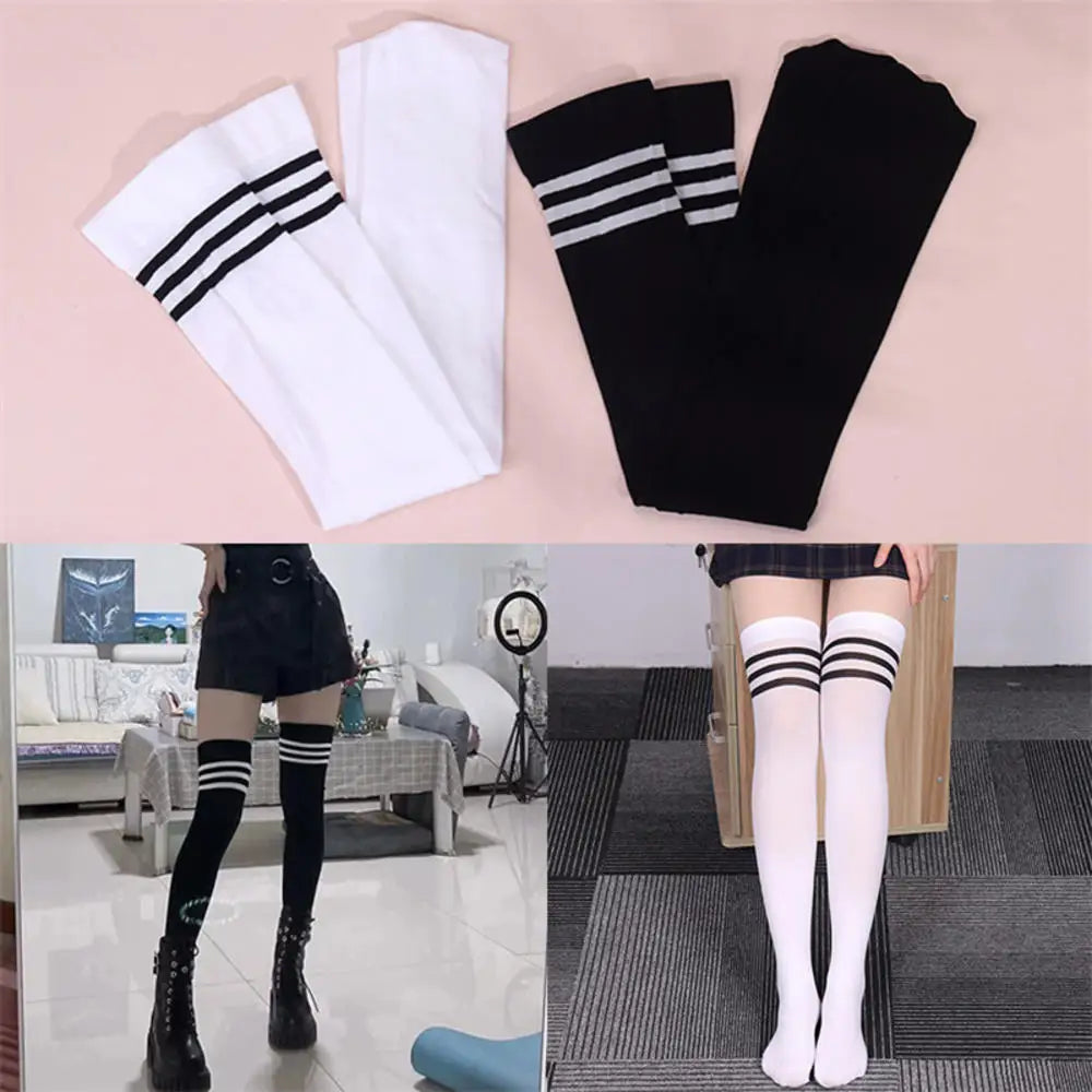 New in JK Lolita Leg Warmer Women's Autumn Winter Knitted Foot Cover Long Socks White Y2K Punk Gothic Crochet Socks Boot Cuffs