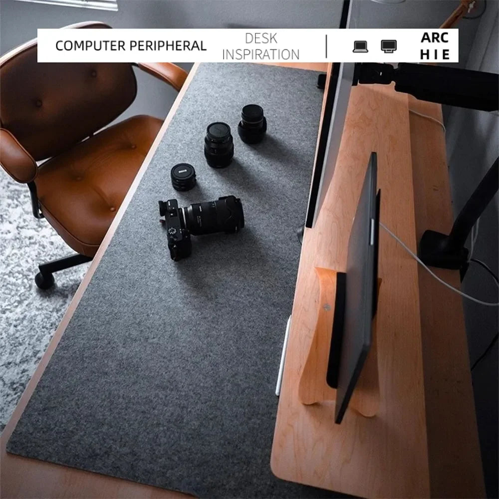 Large Mouse Pad Gamer Office Computer Desk Mat Table Keyboard Big Mousepad Wool Felt Laptop Non-slip Desk Mat Gaming Accessories
