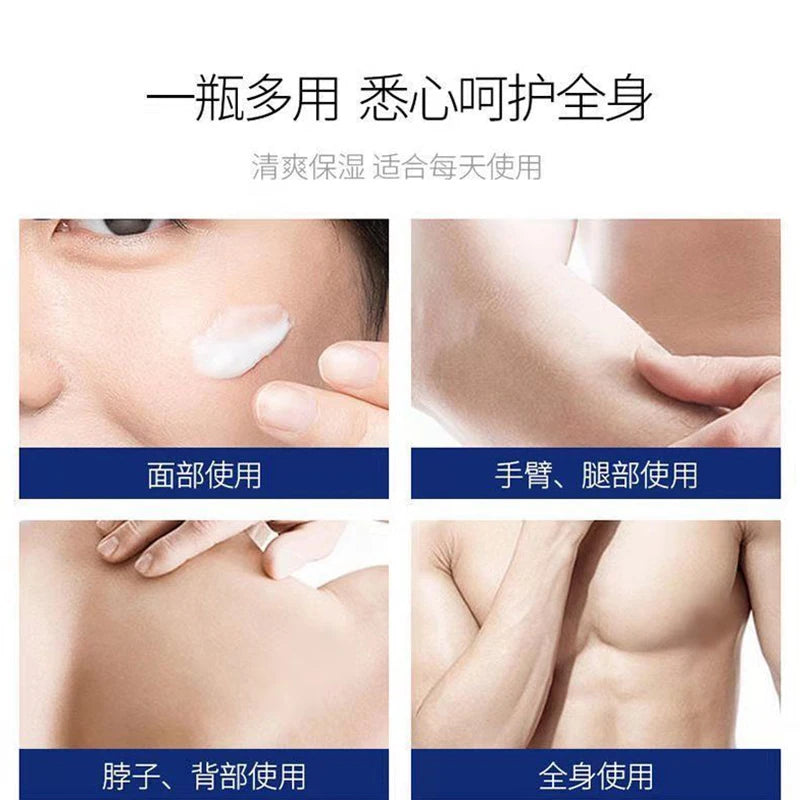 Men Moisturizing Face Cream Hydrating Oil Control Shrink Pores Acne Treatment Creams Men's Facial Cream Man Skin Care Products