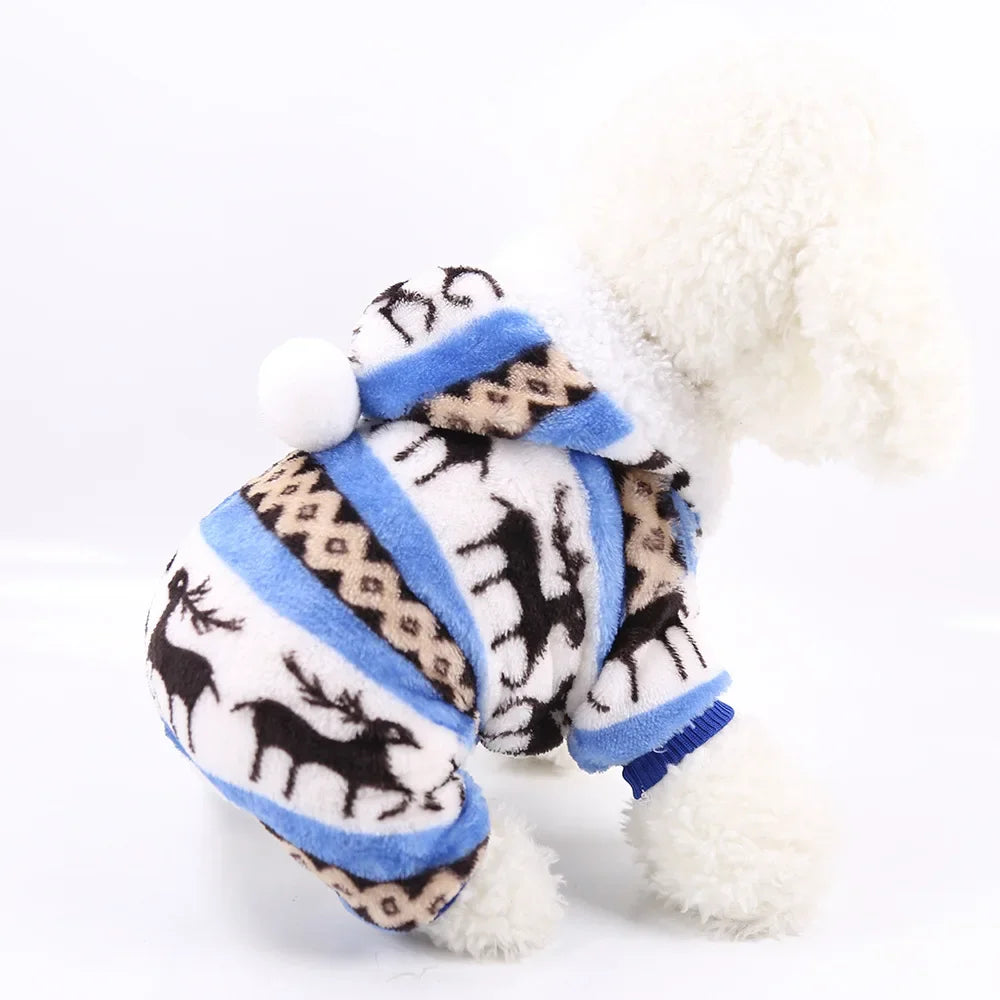 Soft Warm Pet Dog Jumpsuits Clothing for Dogs Pajamas Fleece Pet Dog Clothes for Dogs Coat Jacket Chihuahua Yorkshire Ropa Perro