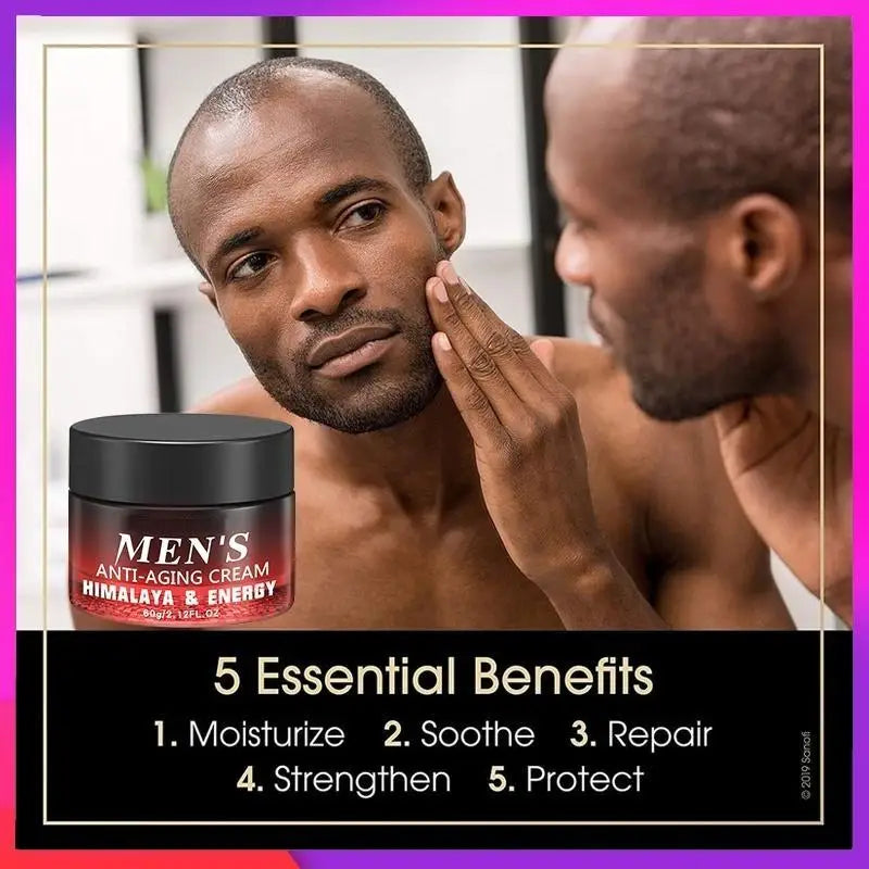 Newest Anti Aging Men's Face Cream Moisturizer Anti Wrinkle Facial Skin Care Collagen Retinol Hyaluronic Acid Day & Night Cream