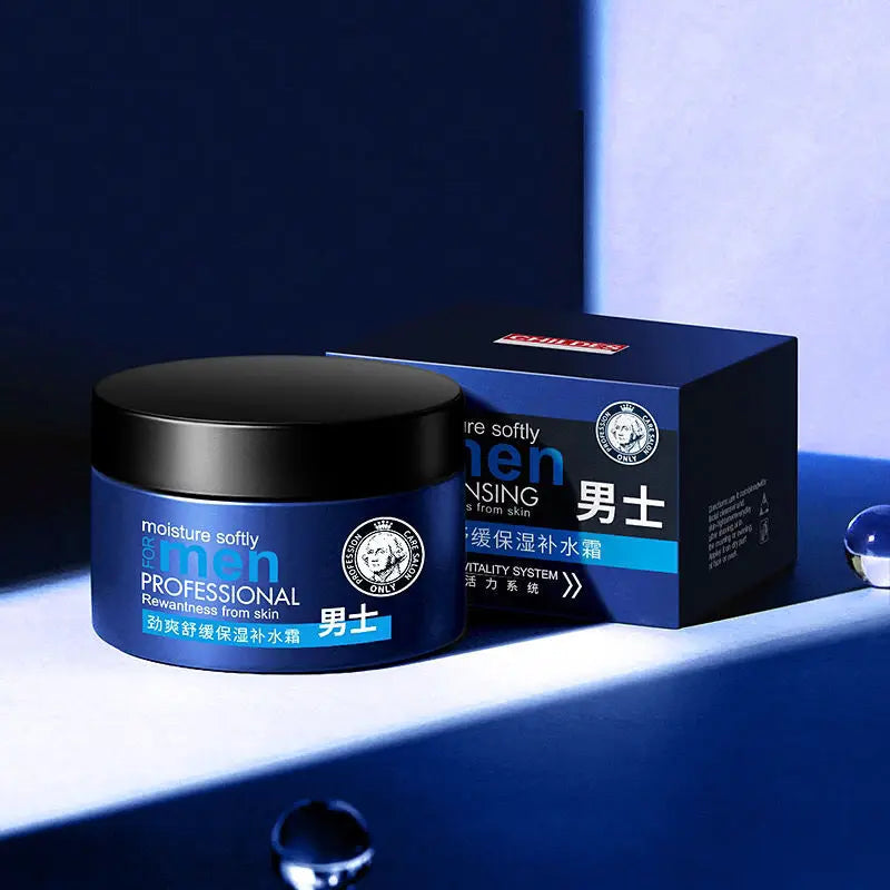 Men Moisturizing Face Cream Hydrating Oil Control Shrink Pores Acne Treatment Creams Men's Facial Cream Man Skin Care Products