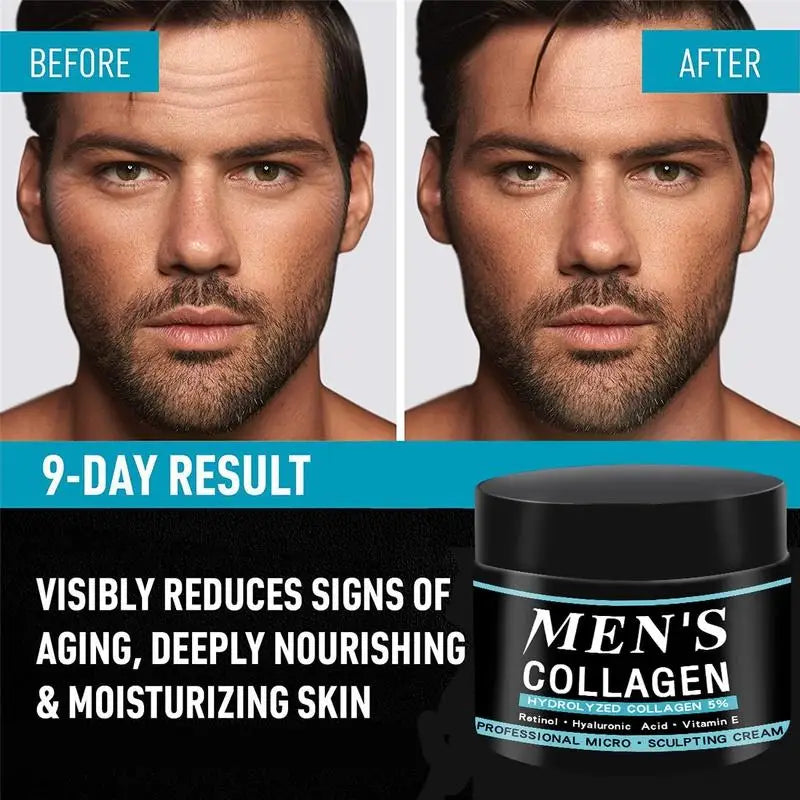 Men's Face Cream Anti-wrinkle Firming Shrink Pores Whitening Day Cream Hyaluronic Acid Moisturizing Menen Lift Skin Care