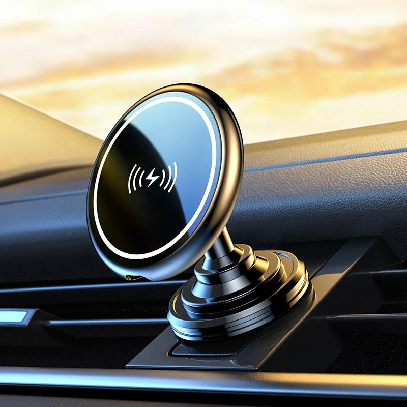 Magnetic Charging Car Phone Holder Magsafe Phone Holder for Iphone  Xiaomi Phone Cases Smartphone Accessories
