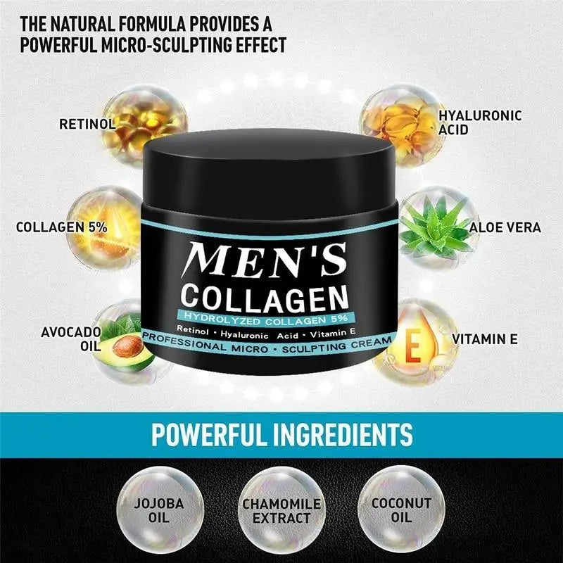 Men's Face Cream Anti-wrinkle Firming Shrink Pores Whitening Day Cream Hyaluronic Acid Moisturizing Menen Lift Skin Care