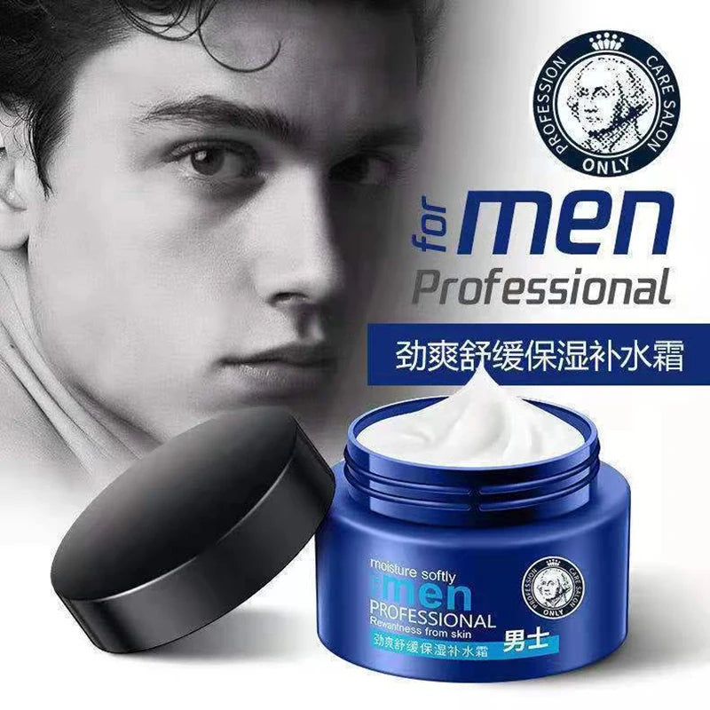 Men Moisturizing Face Cream Hydrating Oil Control Shrink Pores Acne Treatment Creams Men's Facial Cream Man Skin Care Products