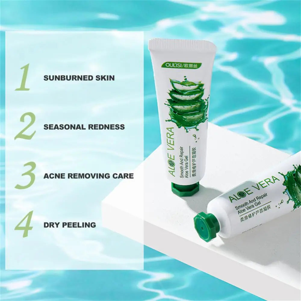OULISI 30g Aloe Vera Gel Moisturizing Hydrating Repair Face Sunburn Acne Treatments Cream Men's And Women's Face Skin Care